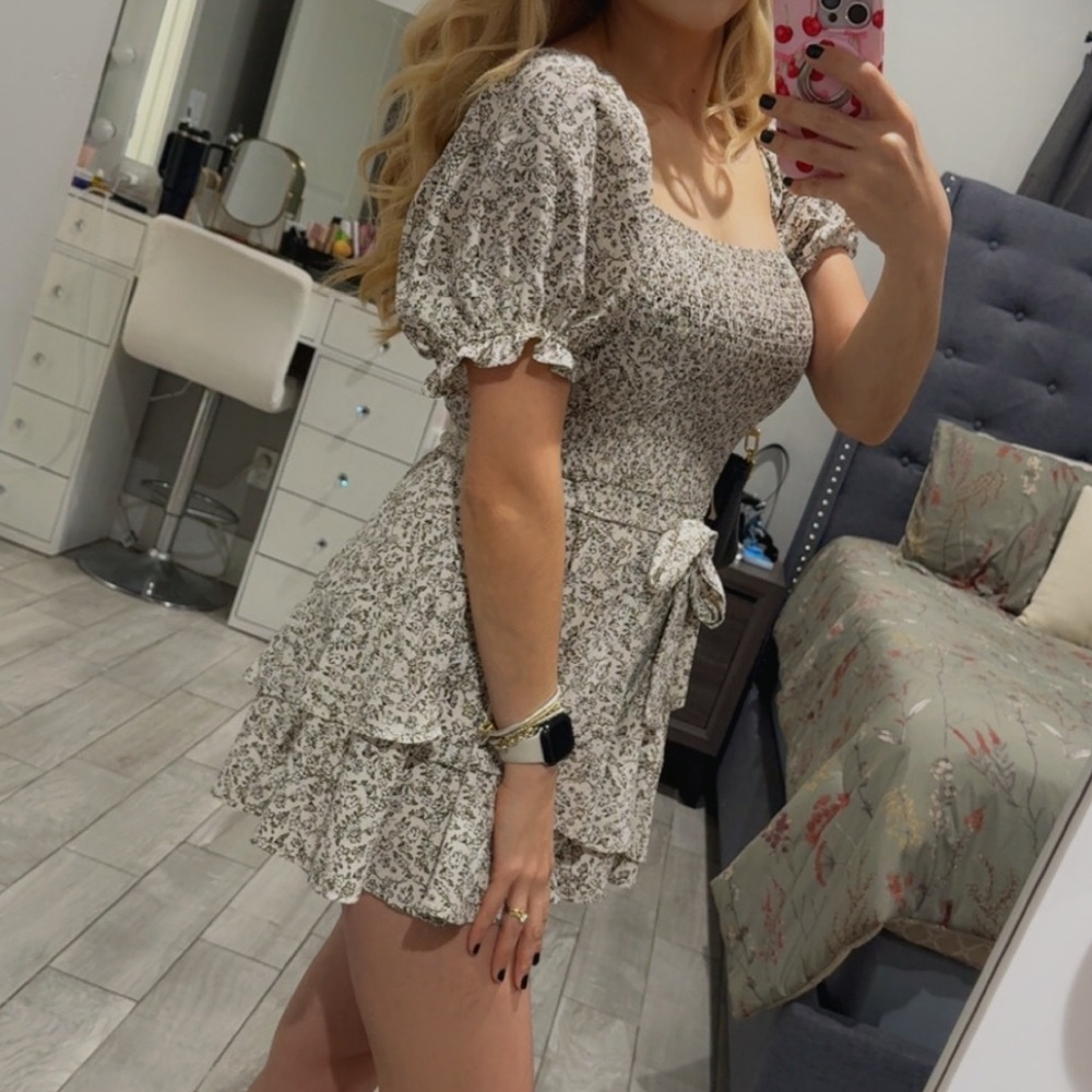 Francesca's Collections Floral romper